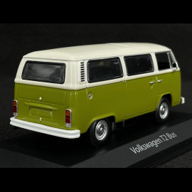 Volkswagen Bulli T2 Bus 1972 Grün / Weiß 1/43 Minichamps 940053000