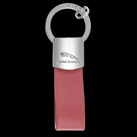 Jaguar Keychain Heritage Logo Loop Leather Red 50JDKR915RDA