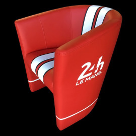 Tub chair Racing Inside 24H Le Mans Red / white