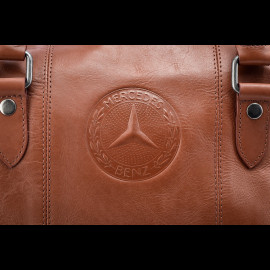 Mercedes-Benz Reisetasche aus Leder Weekender Cognac B66057003