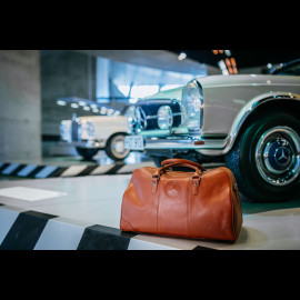 Mercedes-Benz Reisetasche aus Leder Weekender Cognac B66057003