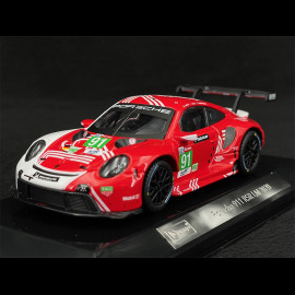 Porsche 911 RSR Type 991 n° 91 24h Le Mans 2020 1/43 Bburago 38308