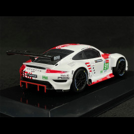 Porsche 911 RSR Type 991 n° 91 24h Le Mans 2020 1/43 Bburago 38308