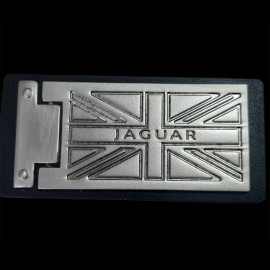 Jaguar Keychain Union Jack Brushed metal JHR1648