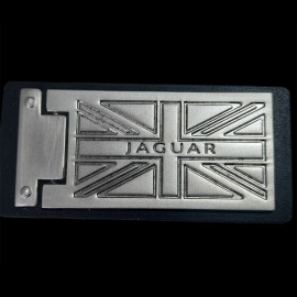 Jaguar Schlüsselanhänger Union Jack Gebürstetes Metall JHR1648