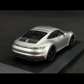 Porsche 911 Carrera Cabriolet Type 992 2019 Silver grey metallic 1/43 Minichamps 410063004