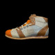 Kamo-Gutsu Shoes The Original Tifo 105 Leather Gulf blue / Orange - Cielo Arancio - Men