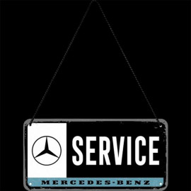 Mercedes-Benz Metal sign Service hanging sign 10 x 20 B66058167