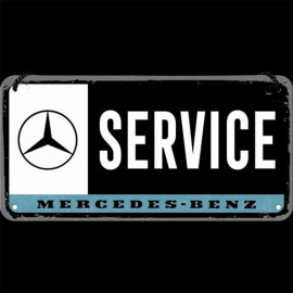Mercedes-Benz Blechschild Service Hängeschild 10 x 20 B66058167
