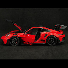 Porsche 911 GT3 RS Weissach Package Type 992 2022 Guards Red 1/18 Norev 187365