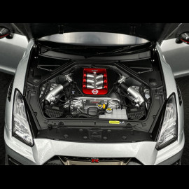 Nissan GT-R Nismo 2022 Type R35 Silver grey Ultimate / Black 1/18 AutoArt 77503