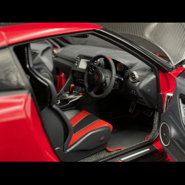 Nissan GT-R Nismo 2022 Typ R35 Vibrant Rot / Schwarz 1/18 AutoArt 77502