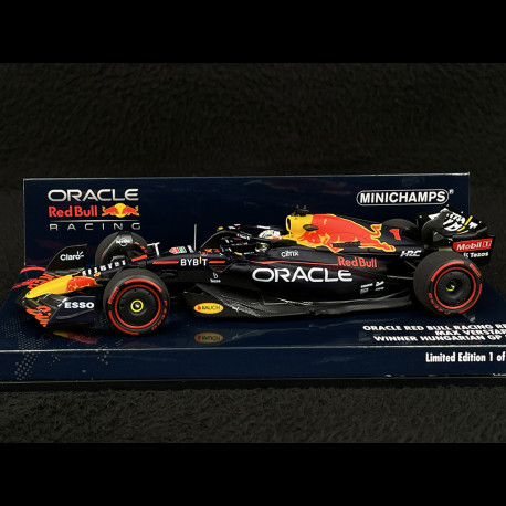 Max Verstappen Red Bull RB18 n° 1 Winner GP Hungary 2022 F1 1/43
