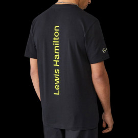 Mercedes T-shirt F1 n° 44 Lewis Hamilton Schwarz / Gelb 701227121-001