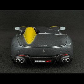 Ferrari Monza SP1 2019 Grey / Yellow 1/24 Bburago 26027
