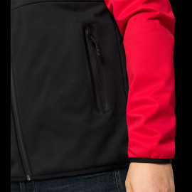 Porsche Jacke Motorsport 5 Softshell Schwarz / Rot WAP159RMSF - herren