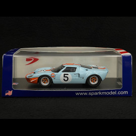 Ford GT40 n° 5 Sieger 6h Watkins Glen 1968 Jacky Ickx 1/43 Spark US253