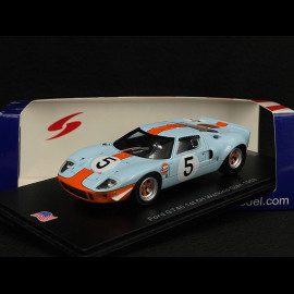 Ford GT40 n° 5 Sieger 6h Watkins Glen 1968 Jacky Ickx 1/43 Spark US253