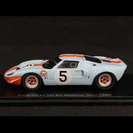 Ford GT40 n° 5 Sieger 6h Watkins Glen 1968 Jacky Ickx 1/43 Spark US253