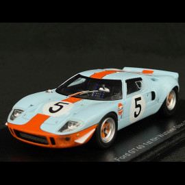 Ford GT40 n° 5 Sieger 6h Watkins Glen 1968 Jacky Ickx 1/43 Spark US253