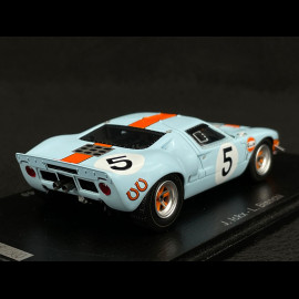 Ford GT40 n° 5 Sieger 6h Watkins Glen 1968 Jacky Ickx 1/43 Spark US253