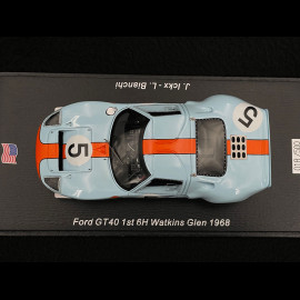 Ford GT40 n° 5 Sieger 6h Watkins Glen 1968 Jacky Ickx 1/43 Spark US253