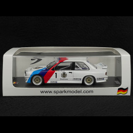 BMW M3 E30 n° 1 Zakspeed Winner DTM Zolder 1987 1/43 Spark SG609
