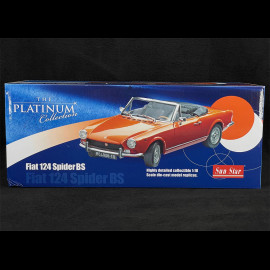 Fiat 124 Spider BS Cabriolet 1967 Weiß 1/18 Sunstar SUN4902