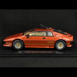 Lotus Esprit Turbo 1981 James Bond For your Eyes Only Red / Gold 1/18 KK Scale KKDC181192