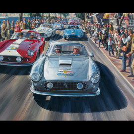 Banner "Tour de France Auto 1959" Originalentwurf von Benjamin Freudenthal