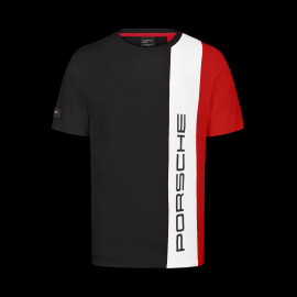 Porsche T-shirt Motorsport 5 Black / White / Red 701228632-002 - men