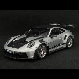 Porsche 911 GT3 RS Type 992 Weissach Package 2022 GT Silver Metallic 1/18 Norev 187366
