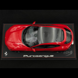 Ferrari Purosangue Carbon Roof 2023 Rosso Corsa 322 Red / Black 1/18 BBR P18219BCF