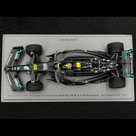Lewis Hamilton Mercedes-AMG W14E n° 44 2nd GP Spain 2023 F1 1/43 Spark S8911