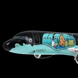 Tintin Airplane Airbus A320 Air Brussels Rackham - Red Rackham's Treasure Resin 37,6 cm 29668