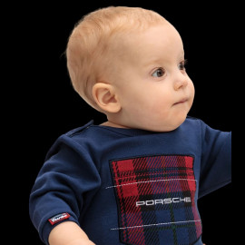 Porsche Baby Romper 911 Turbo No. 1 Navy Tartan WAP3600260RTN1 - baby