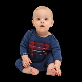 Porsche Baby Romper 911 Turbo No. 1 Navy Tartan WAP3600260RTN1 - baby