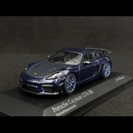 Porsche 718 Cayman GT4 RS 2021 Enzianblau Metallic 1/43 Minichamps 410069701