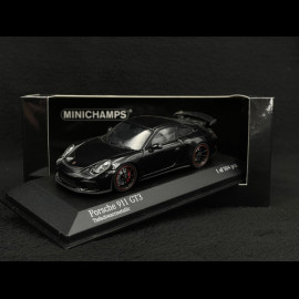 Porsche 911 GT3 typ 991 Mk II 2017 metallic schwarz 1/43 Minichamps 410066021