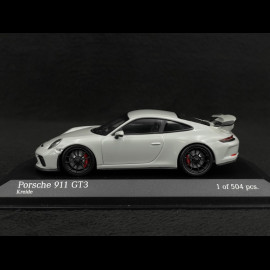 Porsche 911 GT3 type 991 Mk II 2017 chalk grey 1/43 Minichamps 410066026