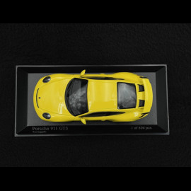 Porsche 911 GT3 typ 991 Mk II 2017 racinggelb 1/43 Minichamps 410066020