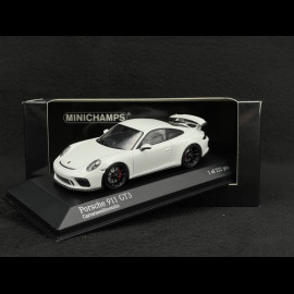 Porsche 911 GT3 type 991 Mk II 2017 carrara white metallic 1/43 Minichamps 413066030