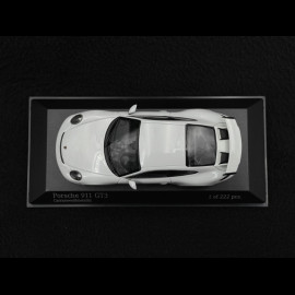 Porsche 911 GT3 type 991 Mk II 2017 carrara white metallic 1/43 Minichamps 413066030