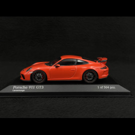 Porsche 911 GT3 type 991 Mk II 2017 lava orange 1/43 Minichamps 410066024