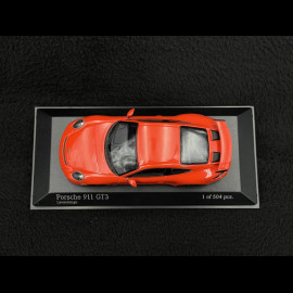 Porsche 911 GT3 type 991 Mk II 2017 lava orange 1/43 Minichamps 410066024