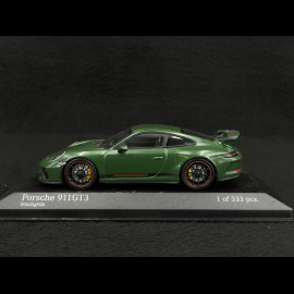 Porsche 911 type 991 GT3 Mk II 2017 Irish Green 1/43 Minichamps 410066028