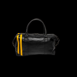 Large 24h Le Mans Bag 1959 Leather 48h Gaston Black 27267-3046