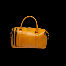 Large 24h Le Mans Bag 1959 Leather 48h Gaston Yellow 27267-2038