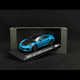 Porsche 911 GT3 RS type 991 Mk ll 2018 Miami blue 1/43 Minichamps WAP0201610J