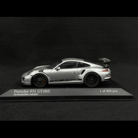 Porsche 911 GT3 RS Type 991 2014 Rhodiumsilber Metallic 1/43 Minichamps 413063255